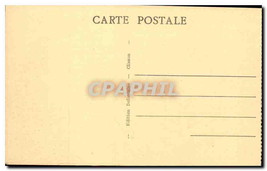 CPA Chateau de Tiffauges Vallee de la Sevre — Back