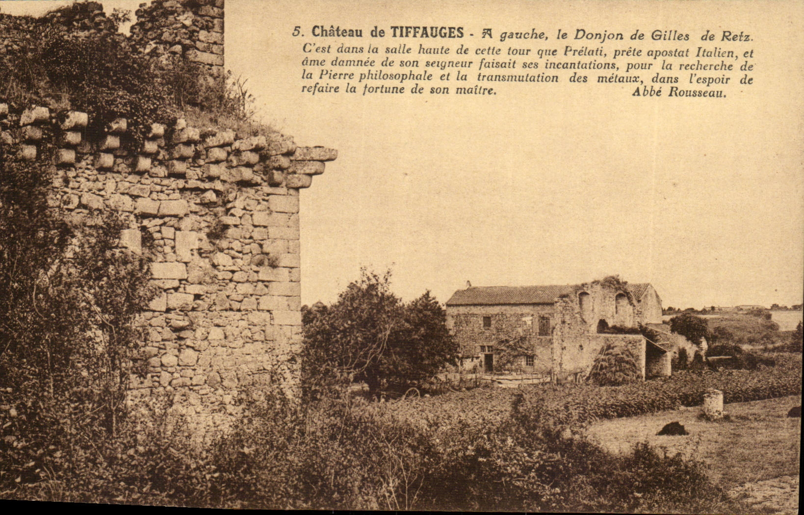 Château de Tiffauges — Donjon de Gilles de Retz — Édition Clisson