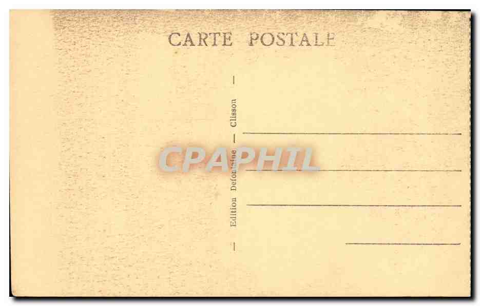 CPA Chateau de Tiffauges Entree des ruines du chateau de Gilels de Retz dit Barbe bleue — Rückseite