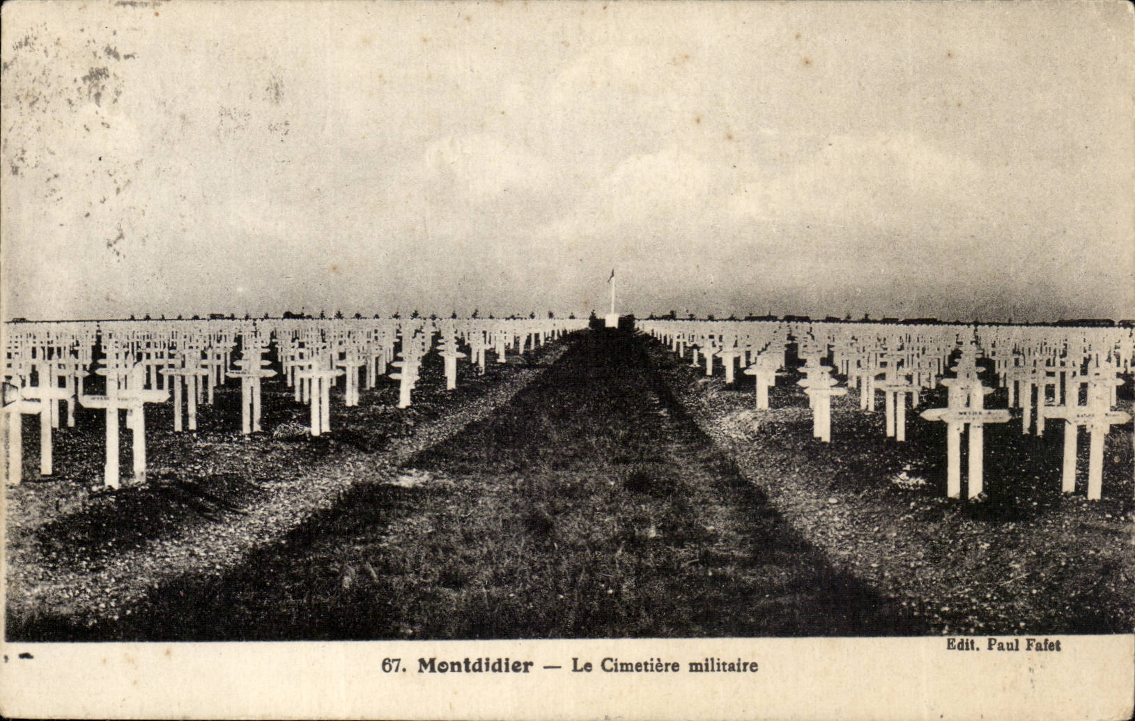 Montdidier CPA Le cimetiere miltiaire 