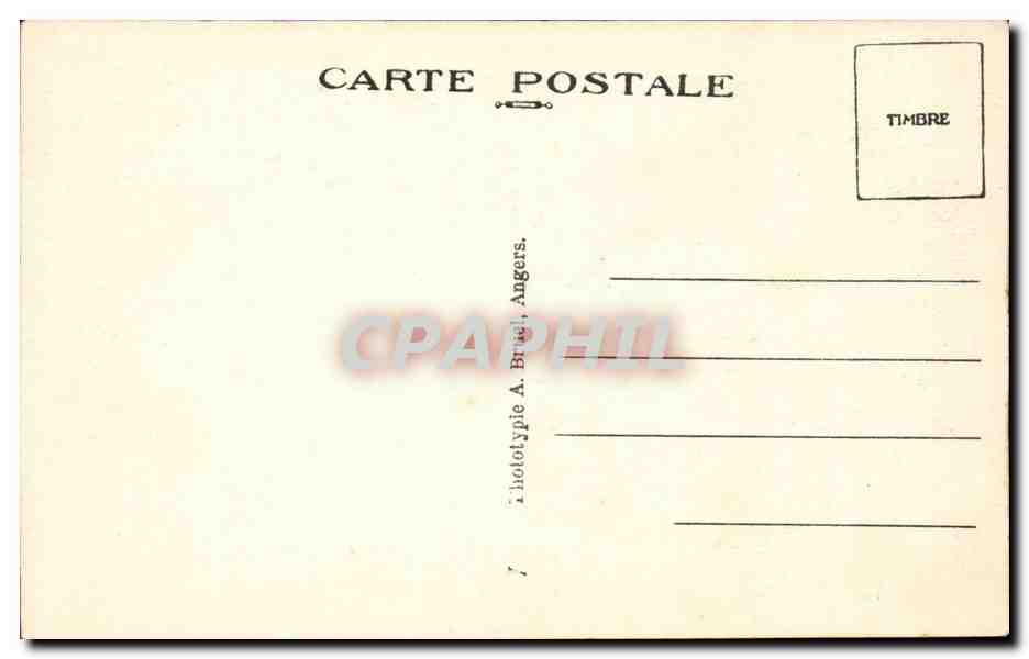 CPA Croix de Vie Etude de coiffes (folklore costume) — Verso