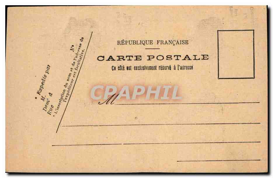 CPA Militaria Generaux Brugere Voyron Millet Girardel — Rückseite