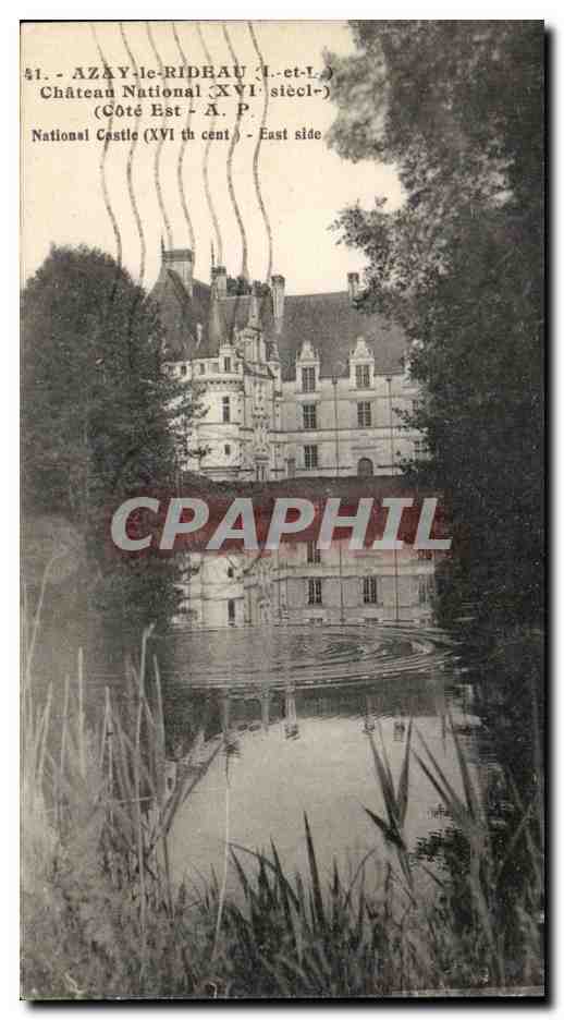 Azay le Rideau CPA Chaetau national 