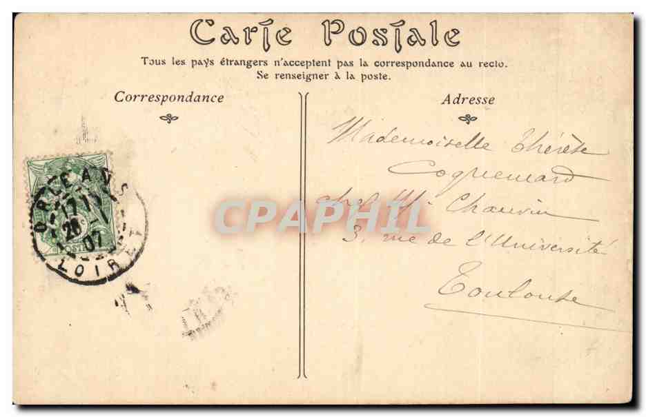 Fantaisie - Femme - Jeanne d'Arc -  — Verso