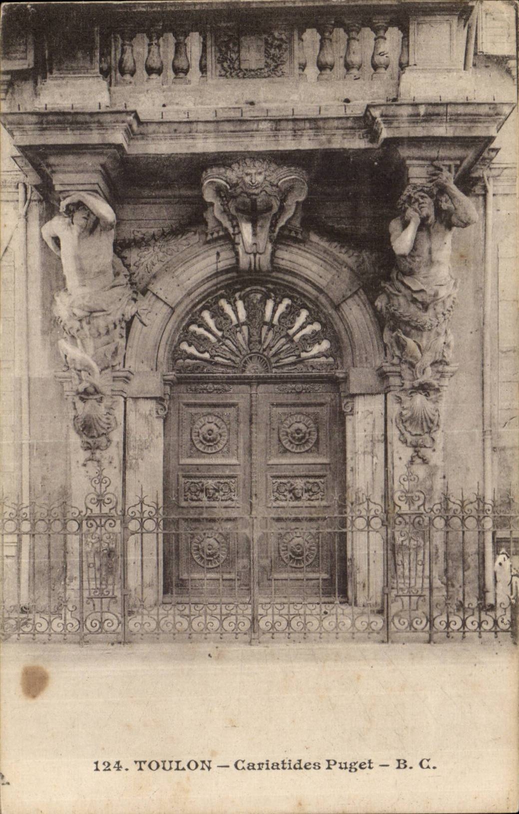 Toulon — Cariatiden Puget — B. C. n°124