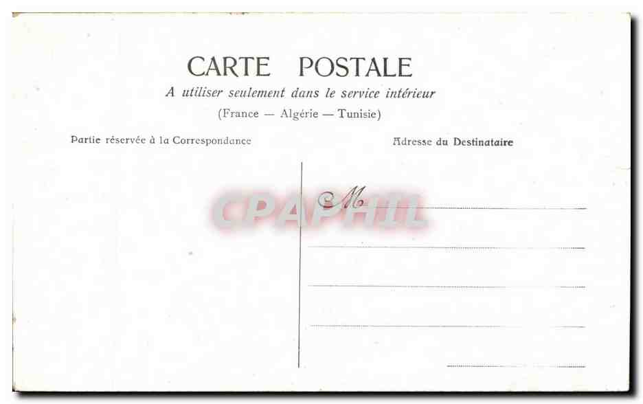 Fantaisie - Femme - Que mon cantique serait tendre - musique - intrument - CPA  — Rückseite