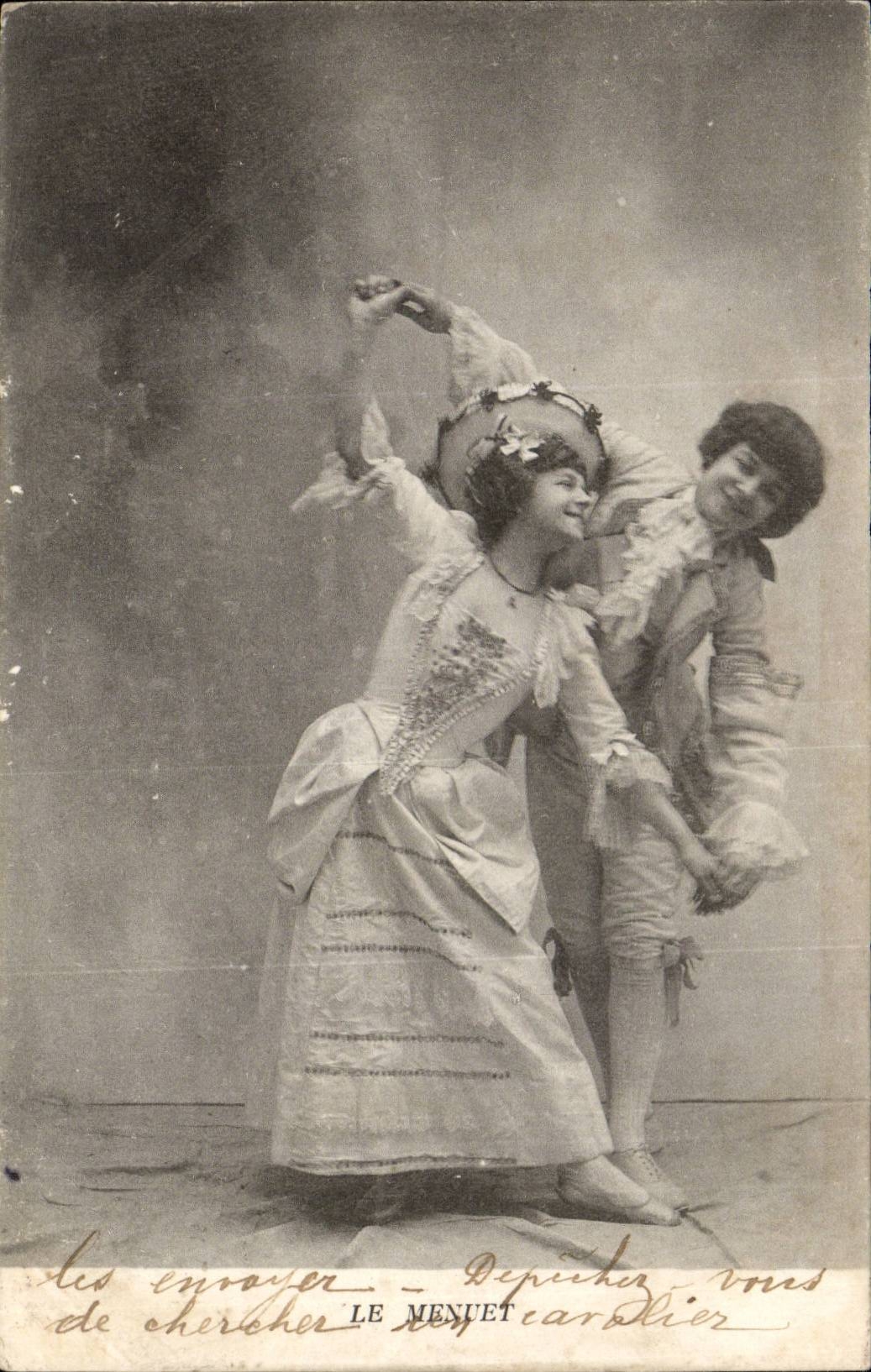 Fantaisie - Couple - spectacle - danse - Le Munuet - CPA 