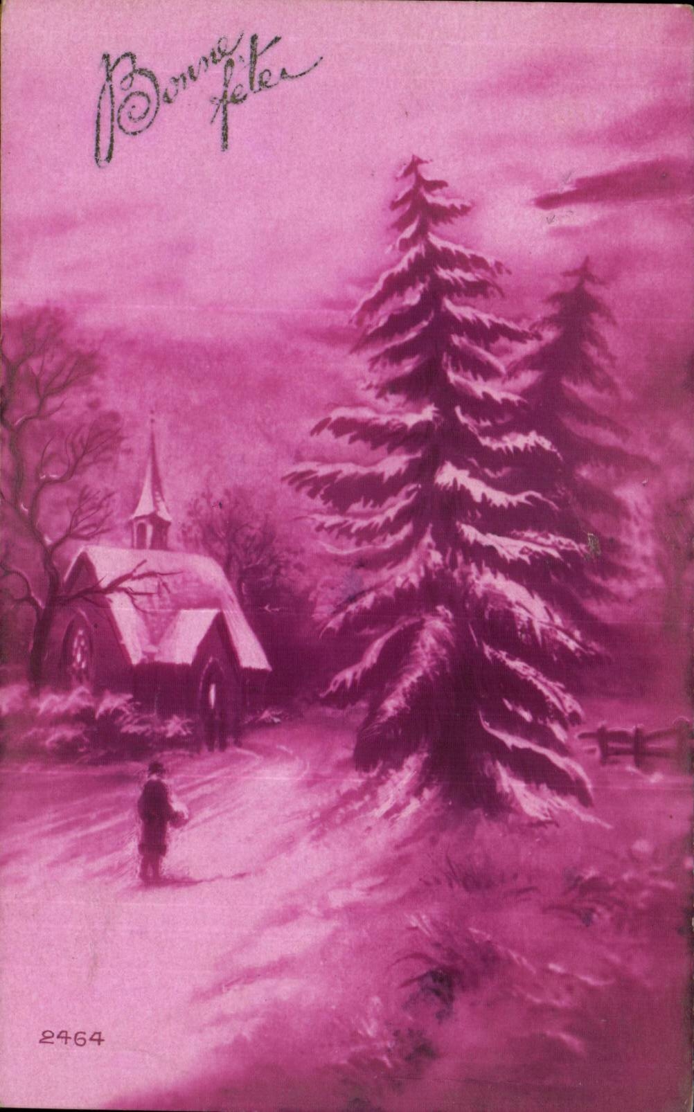 Fetes - Bonne Fete - sous neige - 