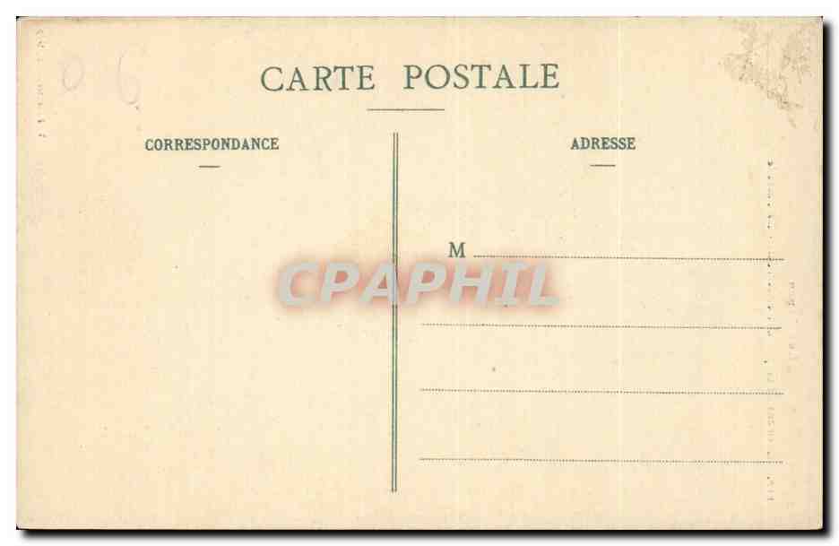 Les Alpes — Environ de Gap — Charance, La Cascade — V. Fournier, édit. Gap — Rückseite