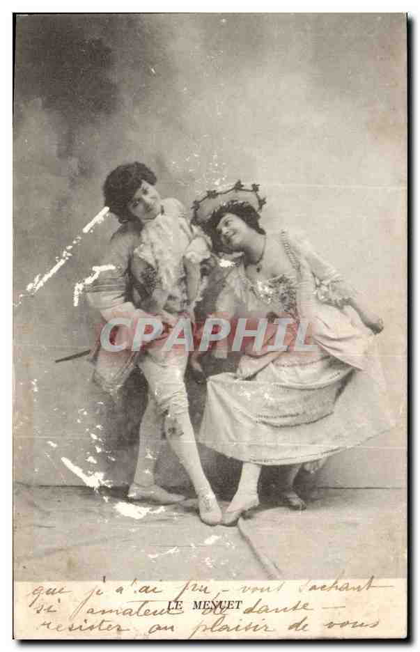 Fantaisie - Couple - Spectacle - Danse - Le Munuet - CPA 