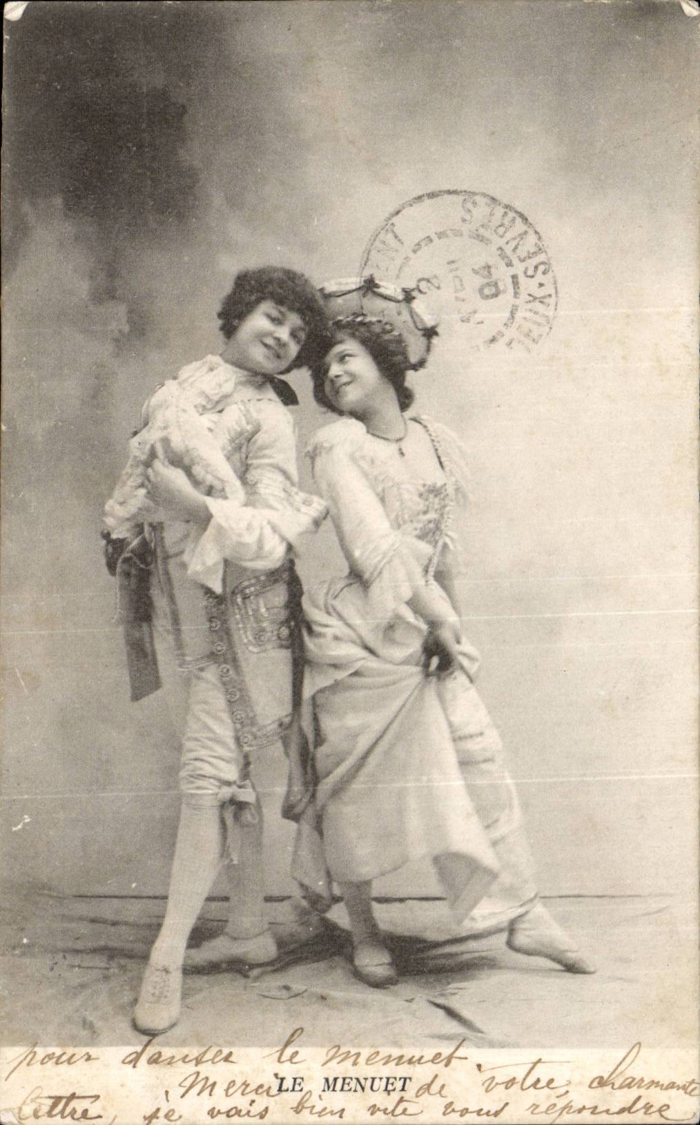 Fantaisie - Couple - Spectacle - Danse - Le Munuet - CPA 