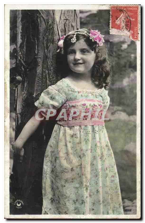 Fantaisie - Enfants - Jolie Fille - CPA 