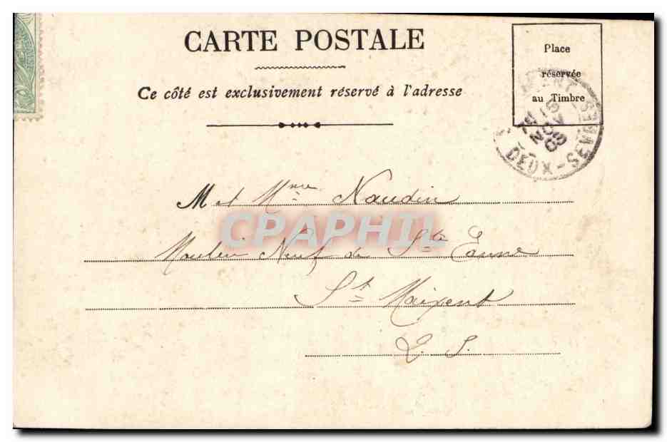 Fantaisie - Enfant avec poupee - CPA  — Verso