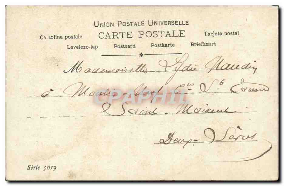 Fantaisie - Femme - Costumes Romaines - Bijoux - CPA — Verso