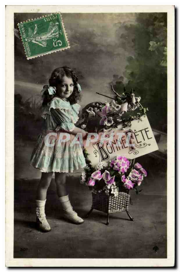 Fantaisie - Enfante Adorable - Bonne Fete - CPA 