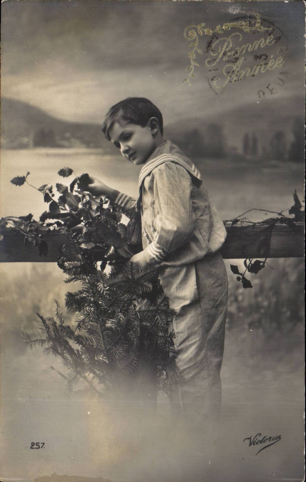 Fantaisie - Enfant - Beau Garcon - Bonne Annee - - CPA 