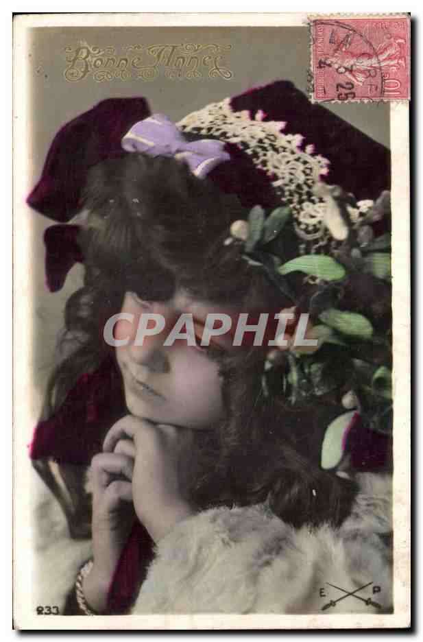 Fantaisie - Enfant - Jolie Fille - Bonne Annee - - CPA 