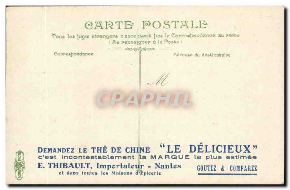 Nantes - Eglise St Anne - CPA  — Verso