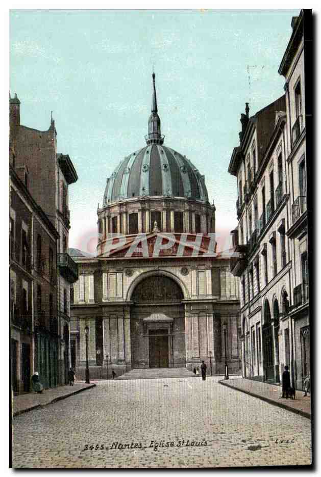 Nantes - Eglise Saint Louis - CPA 