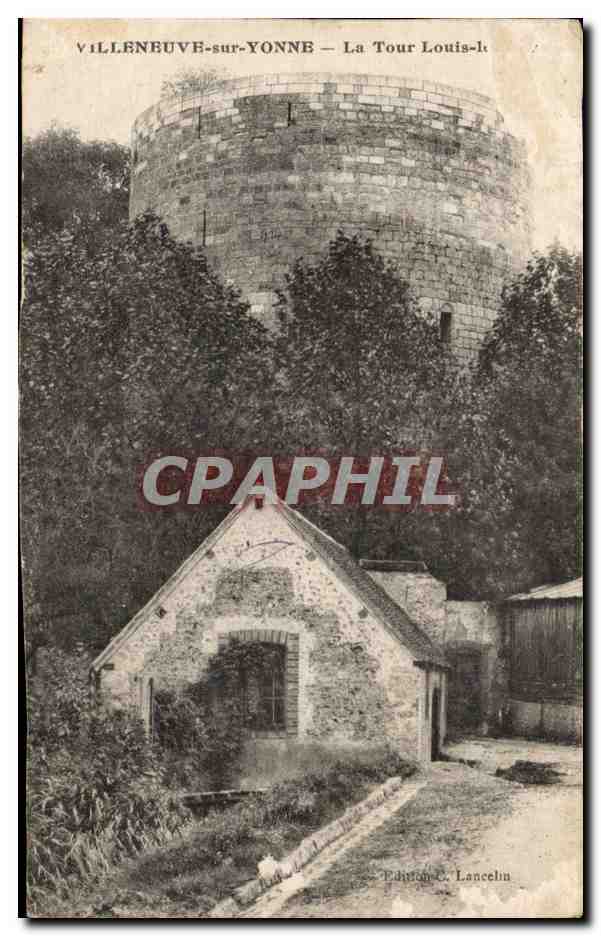 Villeneuve-sur-Yonne — La Torre Louis-le-Grande — Edición C. Lancelin