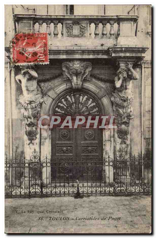 Toulon - Carriatides de Puget - CPA 