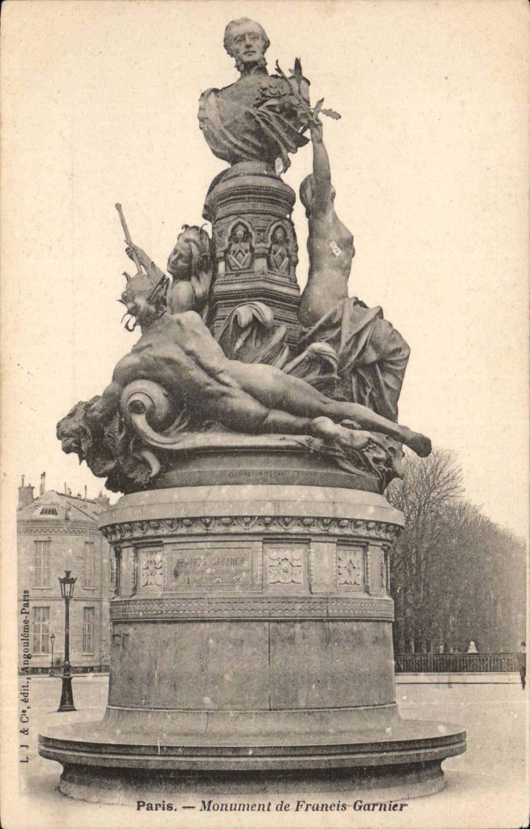 Paris 12 - Monument de Francis Garnier - CPA 