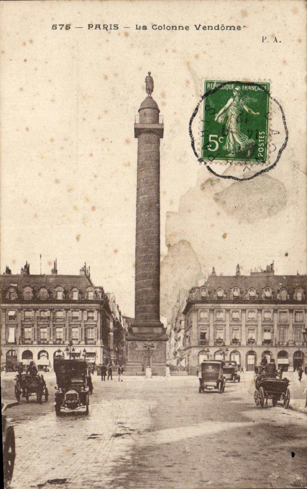 Paris 1 - Le Colonne Vendome - CPA 