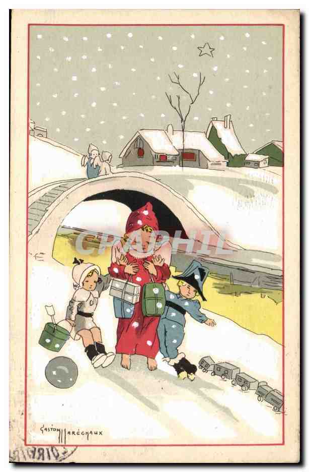Fantaisie - Enfants - anges - angel - CPA 