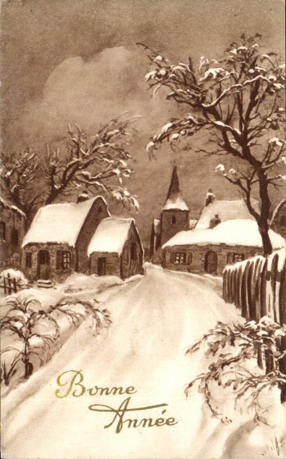Fantaisie - Bonne Annee - CPA 
