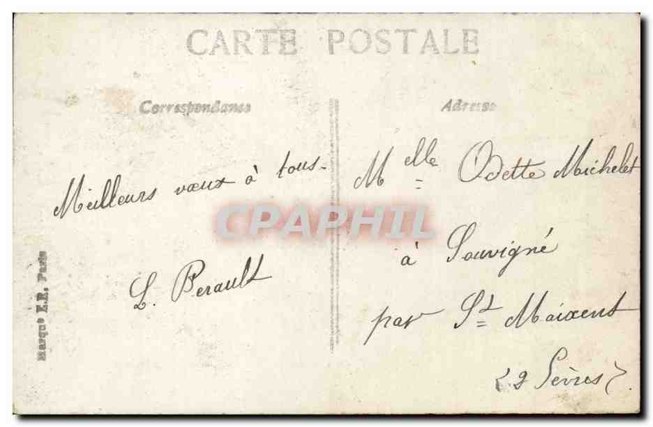 Fantaisie - Enfant - Joyeuse Annee beautiful girl with lace veil - CPA  — Verso