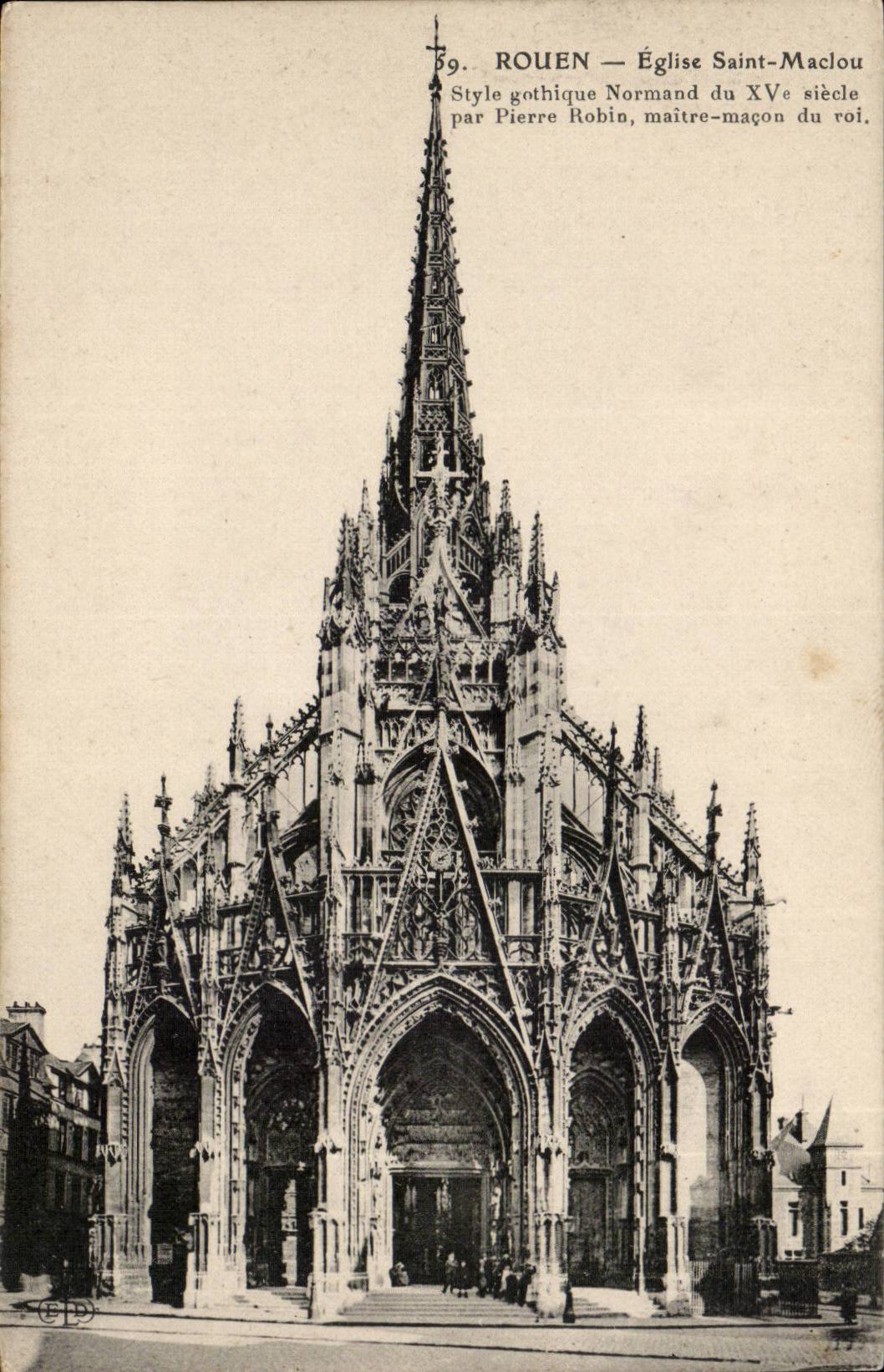 Rouen - Eglise Saint Maclou - CPA 