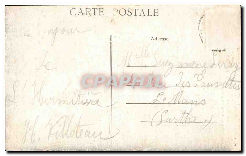 Foret de Berce - Chene Boppe - CPA  — Rückseite