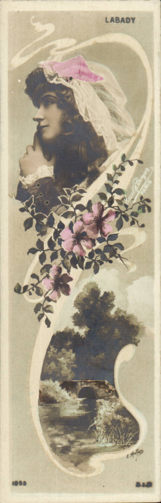 Ritratto di Labady — Editore E. Mottéo, n° 348 — 1899