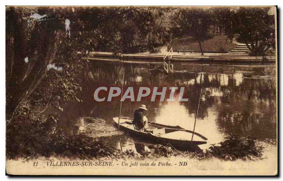 Villennes-sur-Seine — Un joli coin de Pêche — ND