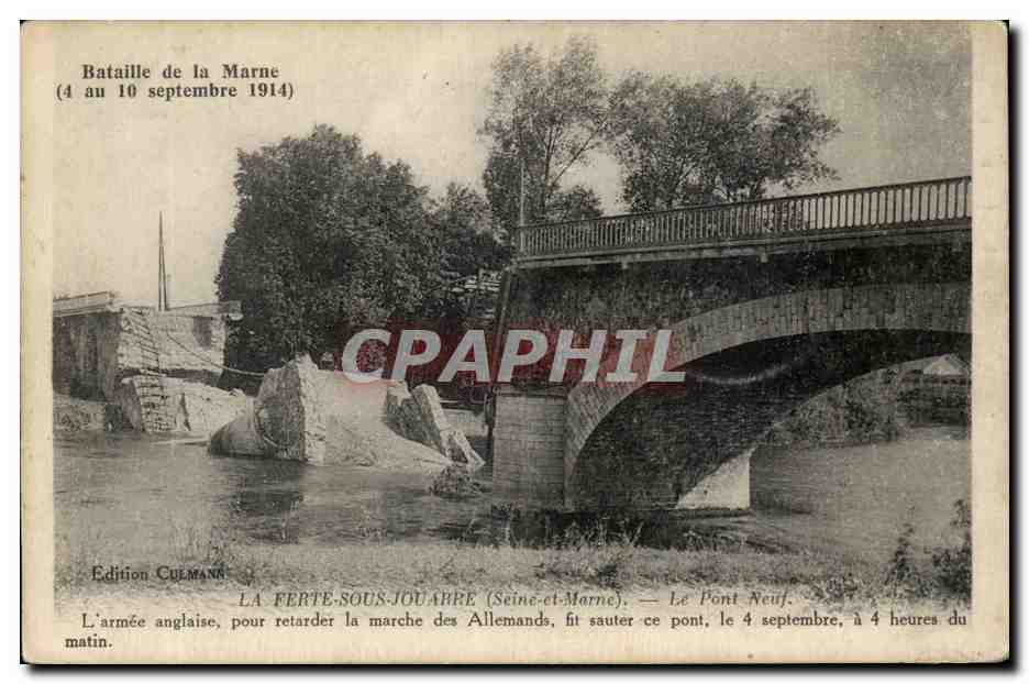 La Ferté-sous-Jouarre — Der zerstörte Neubrücke — Edition CULMAN