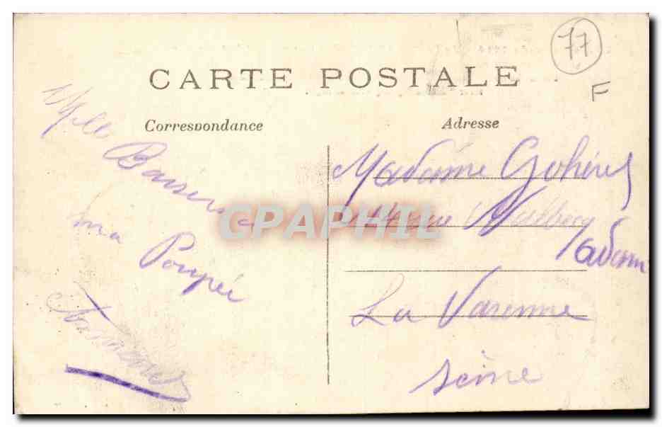 Pont de Trilport — Une automobile allemande précipitée dans la Marne — Éditeur L.H., Paris, n°34 — Verso