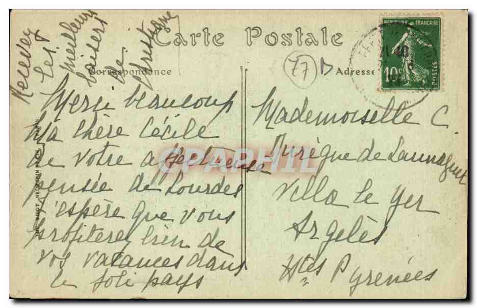 La Ferté-sous-Jouarre — Panoramablick — ND. Phot. — Rückseite