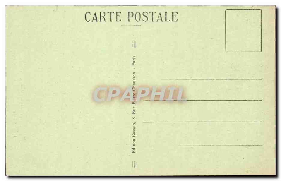Melun CPa Portail principal de l'eglise Saint aspais — Verso