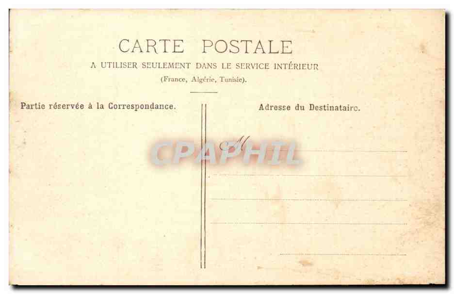 Barbizon CPA Cavaliere de la gorge aux Renards — Rückseite