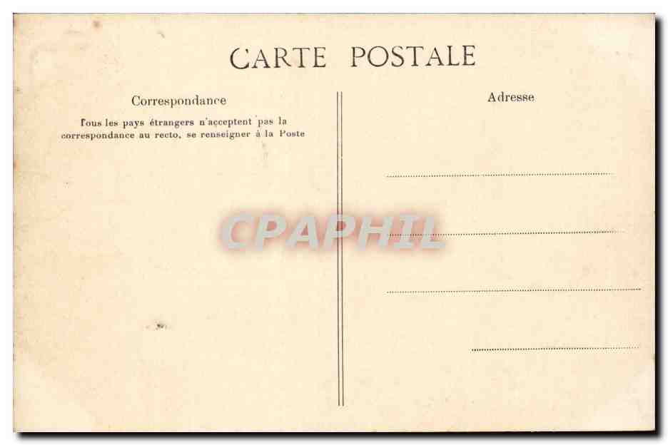 Wälder von FONTAINEBLEAU — Kreuz des Calvaire — Verlag: CPAPHIL, Nr. 626 — Rückseite