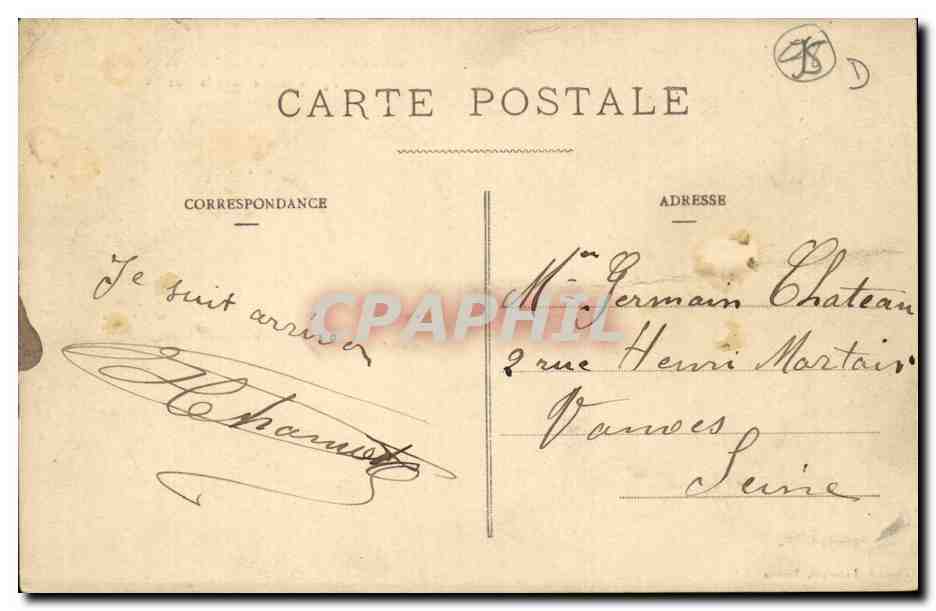 Haute isle CPA pres la Roche Guyon Eglise taillee dans le roc — Back