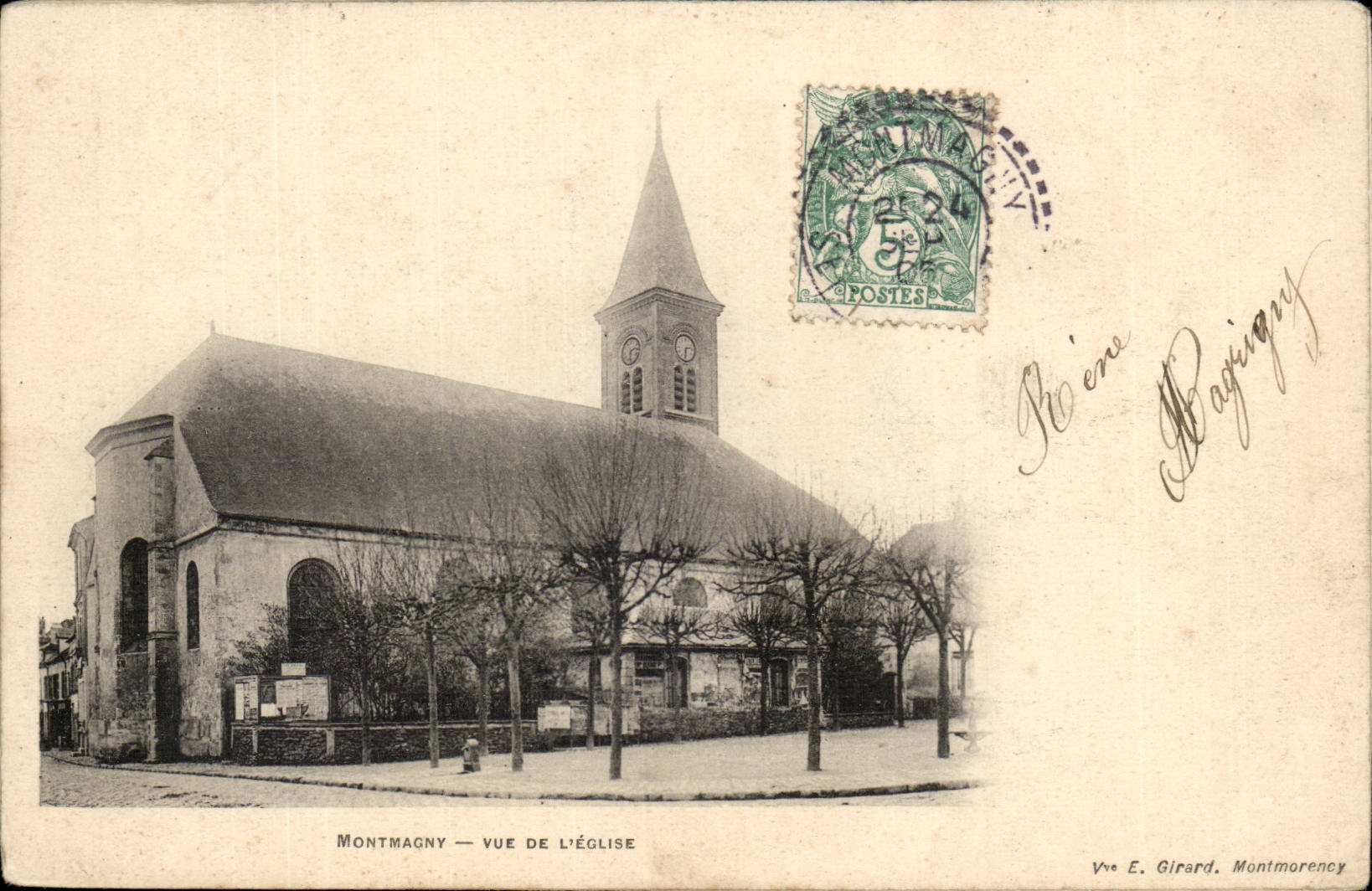 Montmagny CPA Vue de l'eglise