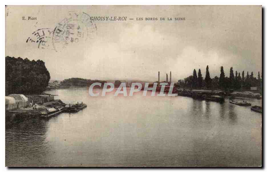 Choisy le Roi CPA Les bords de la Seine