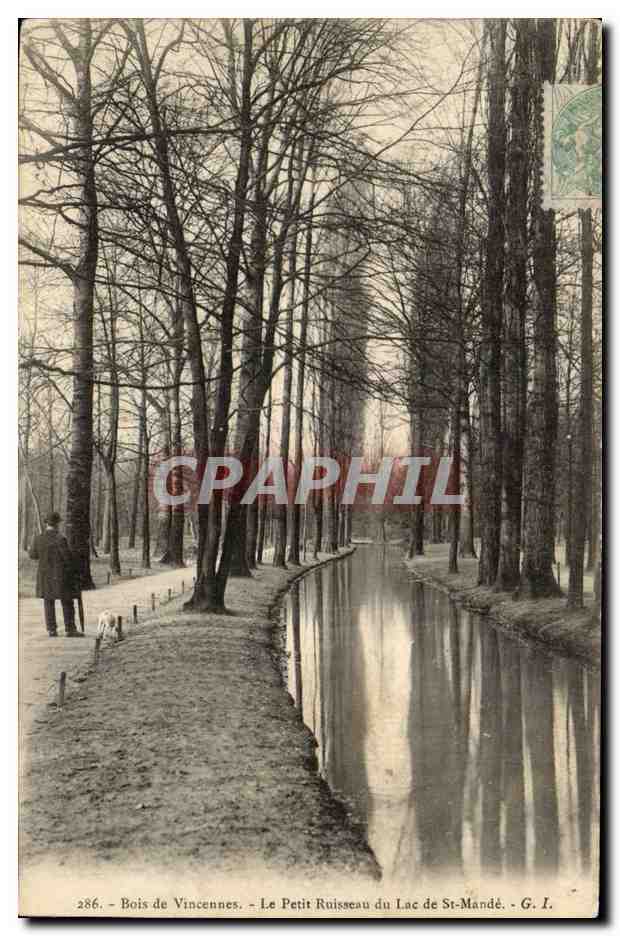 Bois de Vincennes — Le Petit Ruisseau du Lac de St-Mandé — G. I. n°286