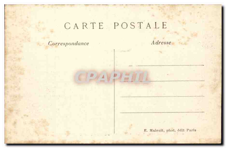 CPA Rochers et cascas de Cernau la Ville  — Back