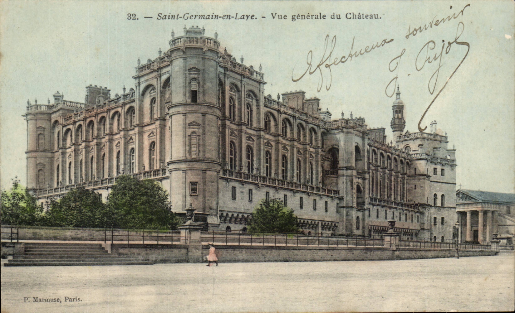 Saint-Germain-en-Laye — Vue générale du Château — P. Marmuse, Paris, n°32