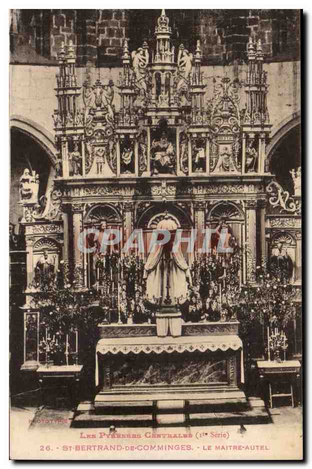 Saint Bertrand de Comminges CPA Le maitre autel