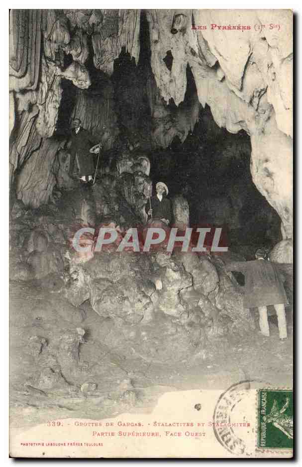 Grottes de Gargas - Partie Supérieure, Face Ouest - Stalactites et Stalagmites (1ère Série)