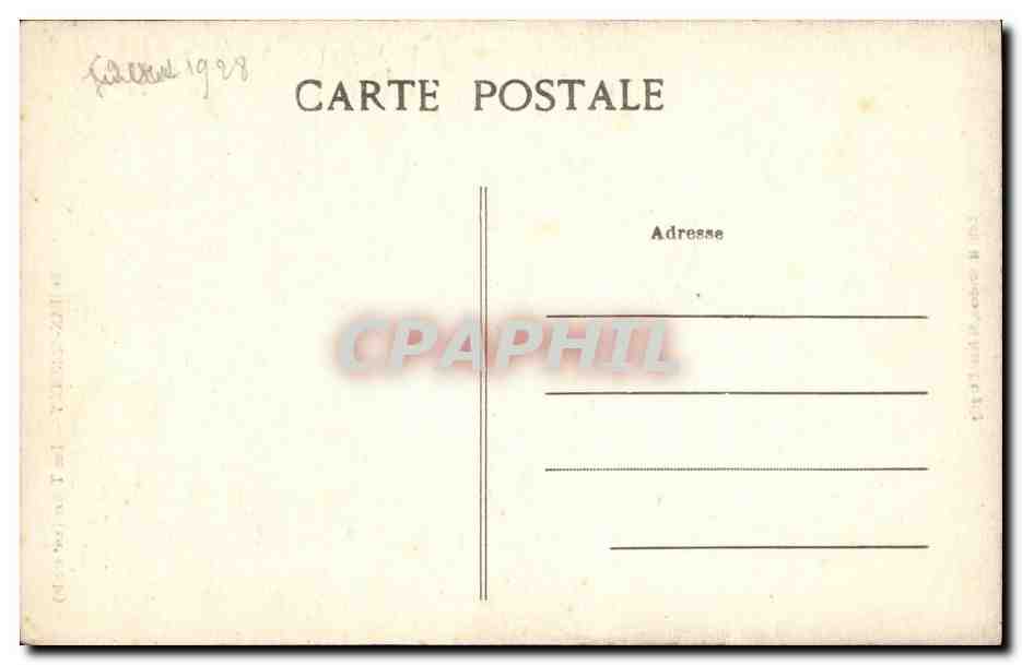 Saint Jean d'Angely CPA Les tours  — Back