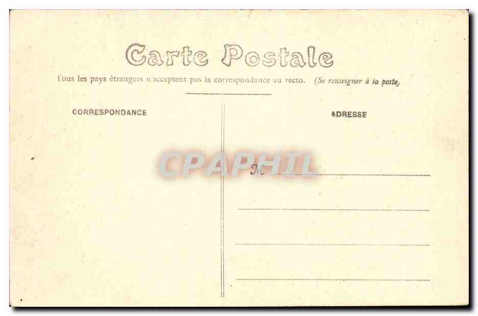 CPA Le clocher de Marennes (Lion d'or) — Rückseite